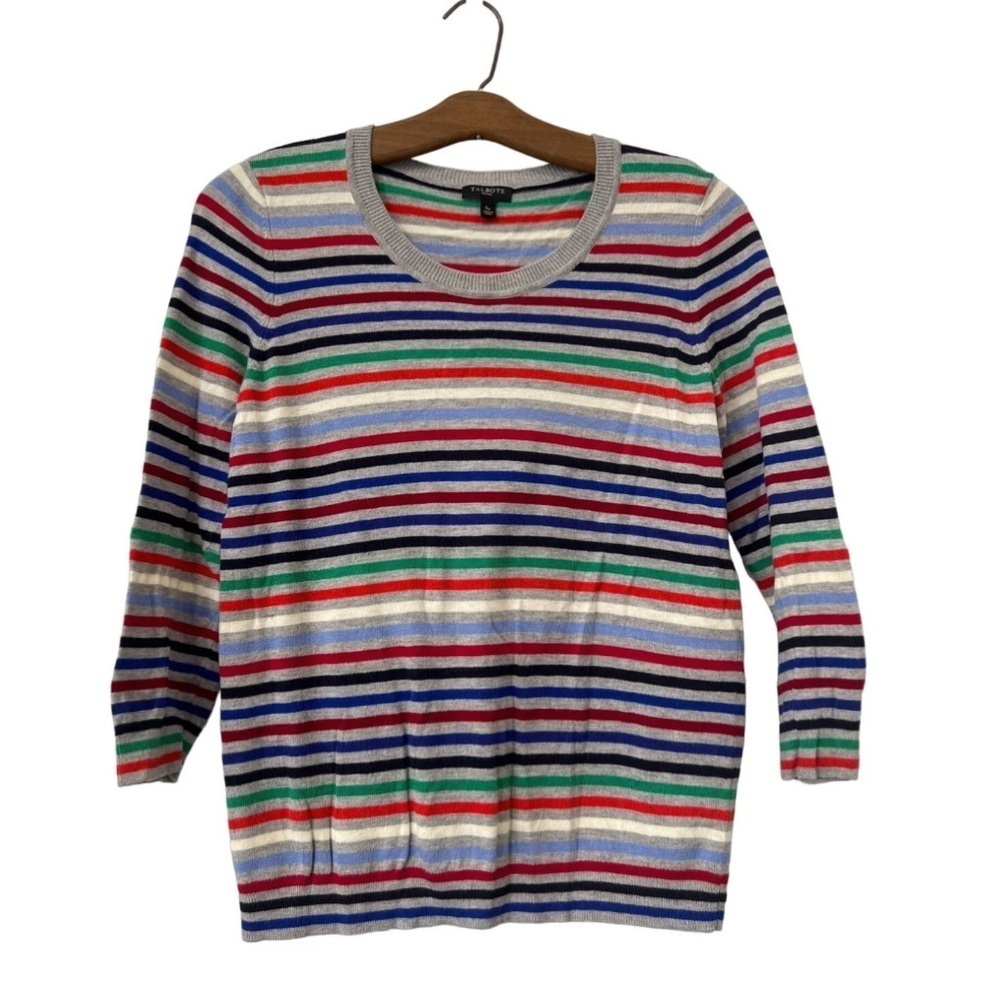 Talbots Women's Multicolor Lightweight Sweater. size M